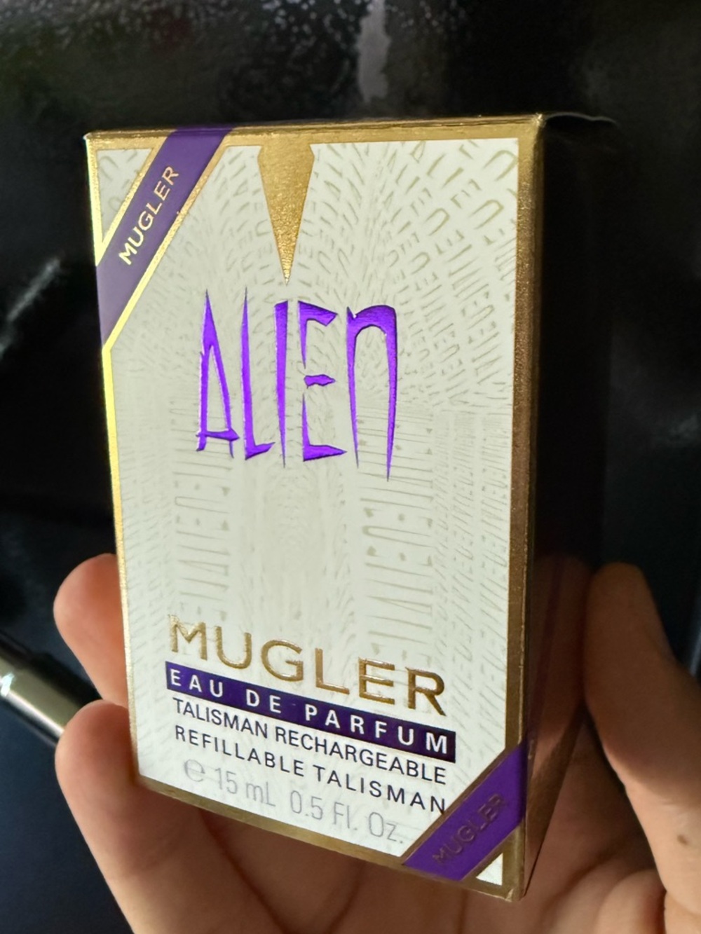 Mugler Alien Refillable Talisman Eau De Parfum 15 ml 0.5 ounces NEW in box